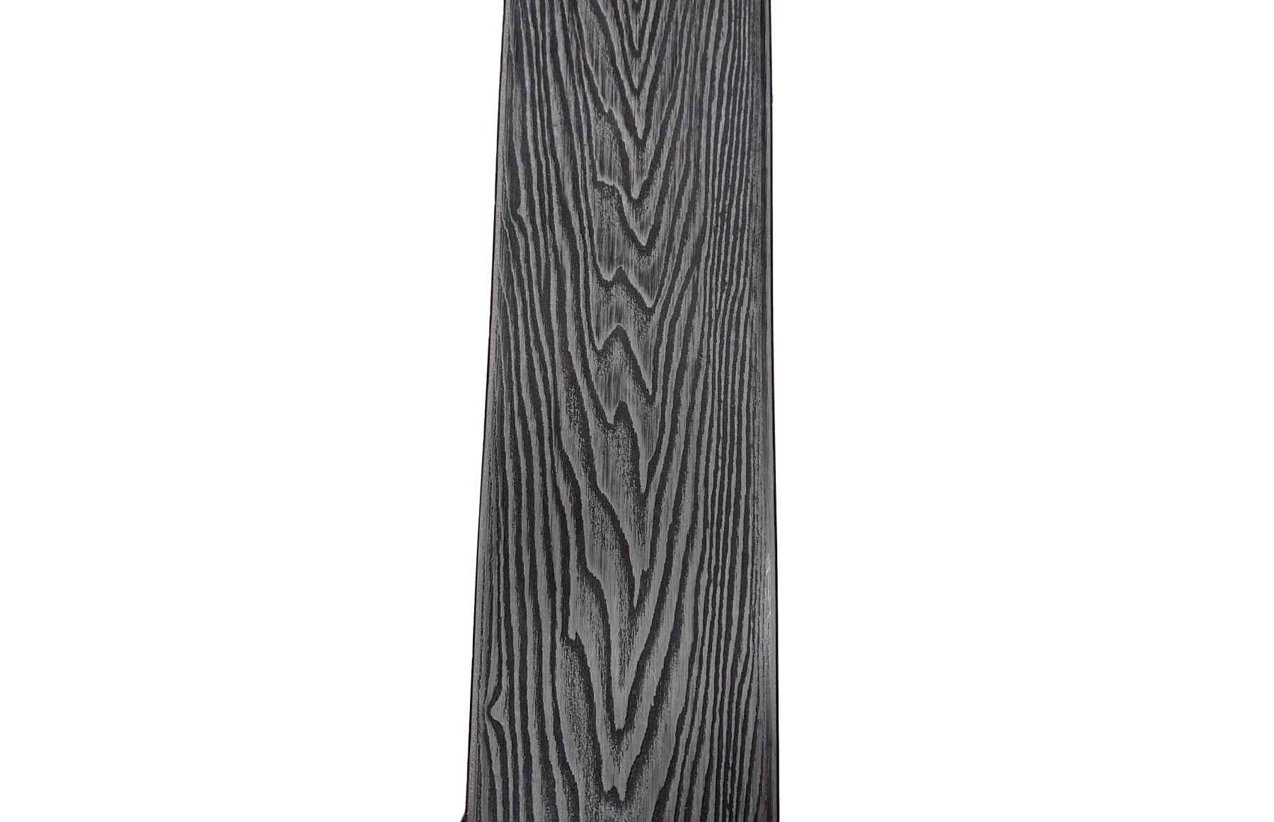Placa deck terasa WPC 3D, tip pardoseala/dusumea WPC, 150x25 mm, gri antracit linii periat