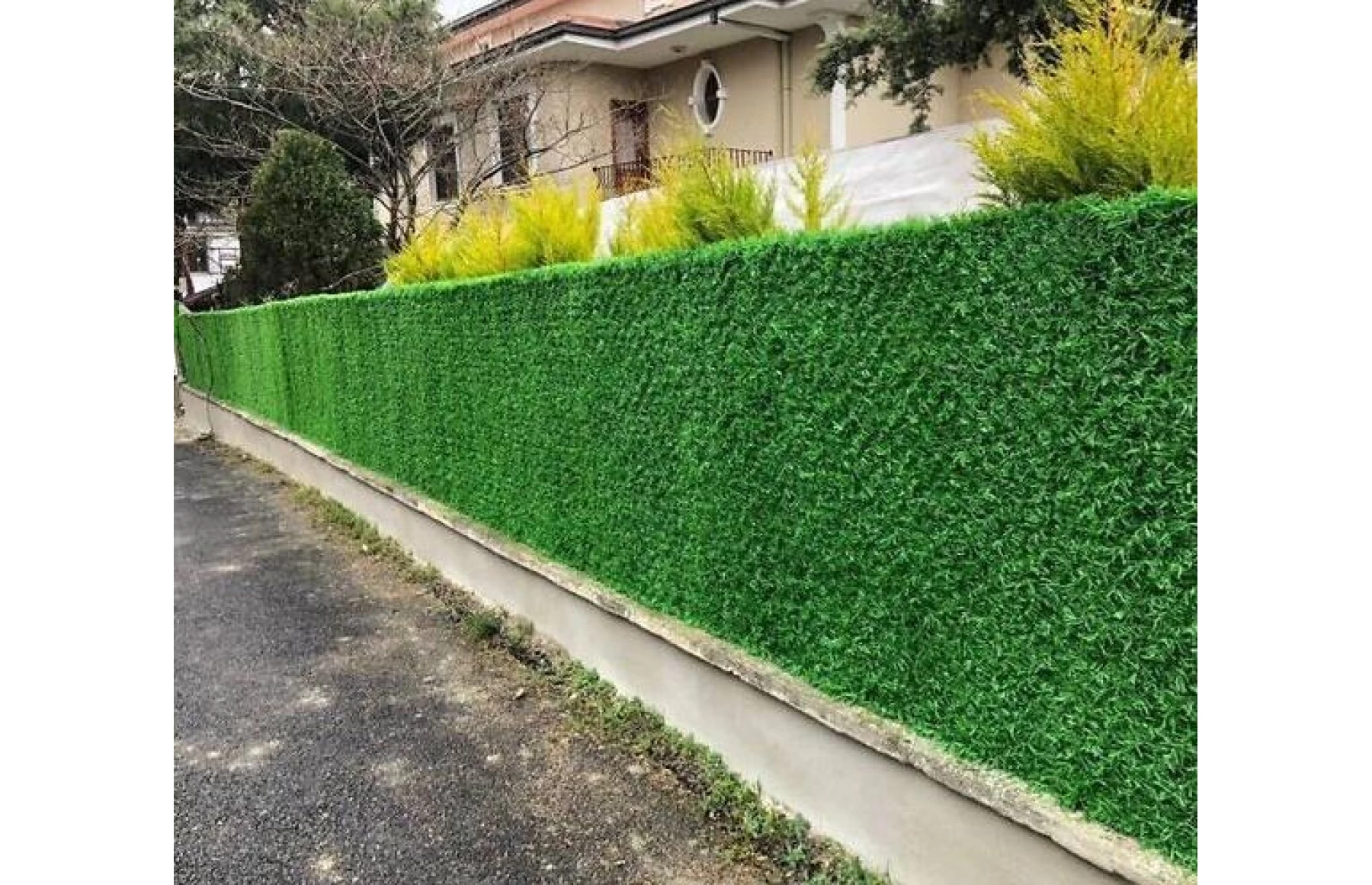 Plasa gard viu artificial, imitatie Gard Viu, plasa paravan verde, 1.2x10metri, Virtuoso