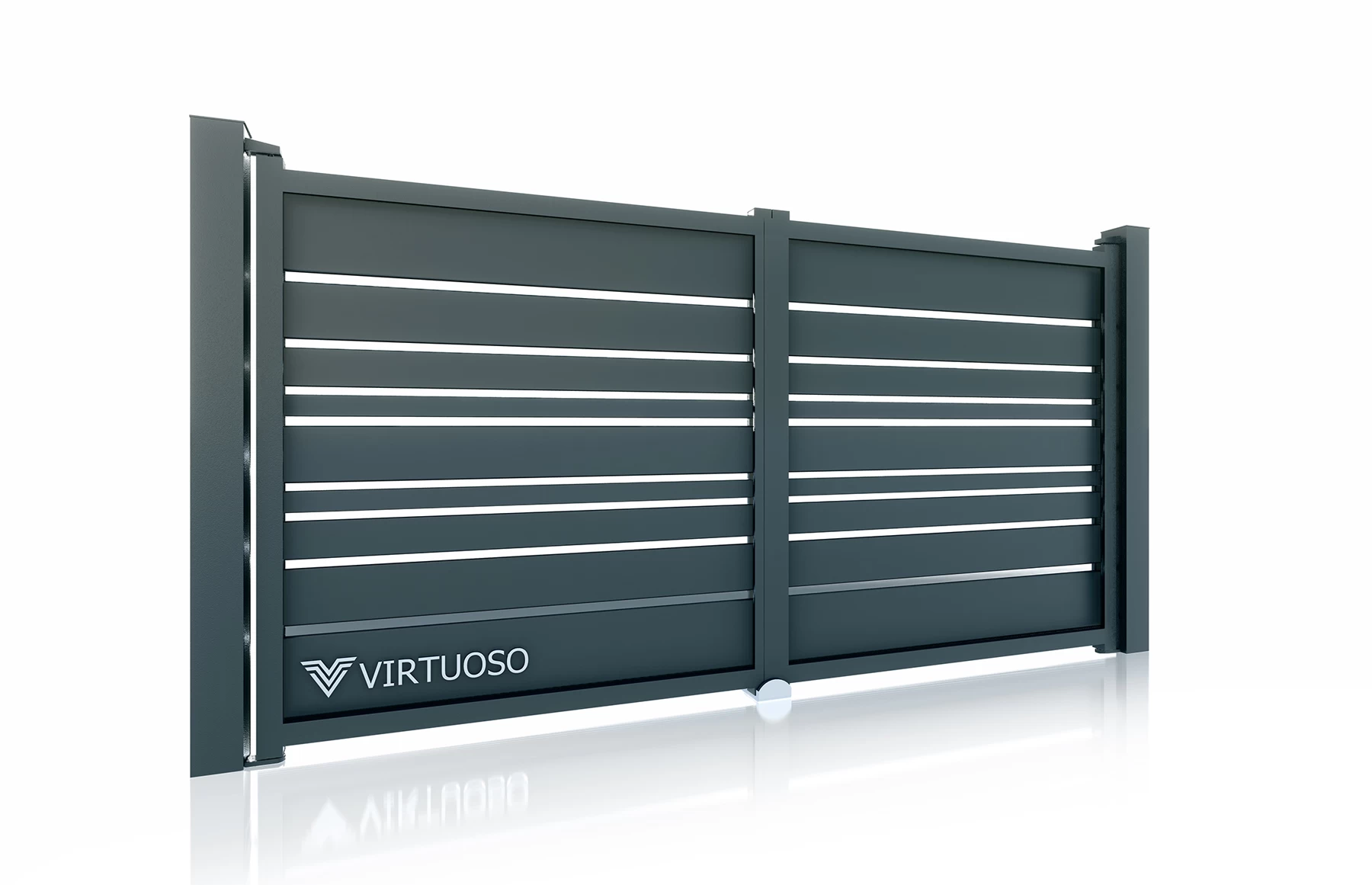  Poarta auto batanta metalica din aluminiu model Paradox