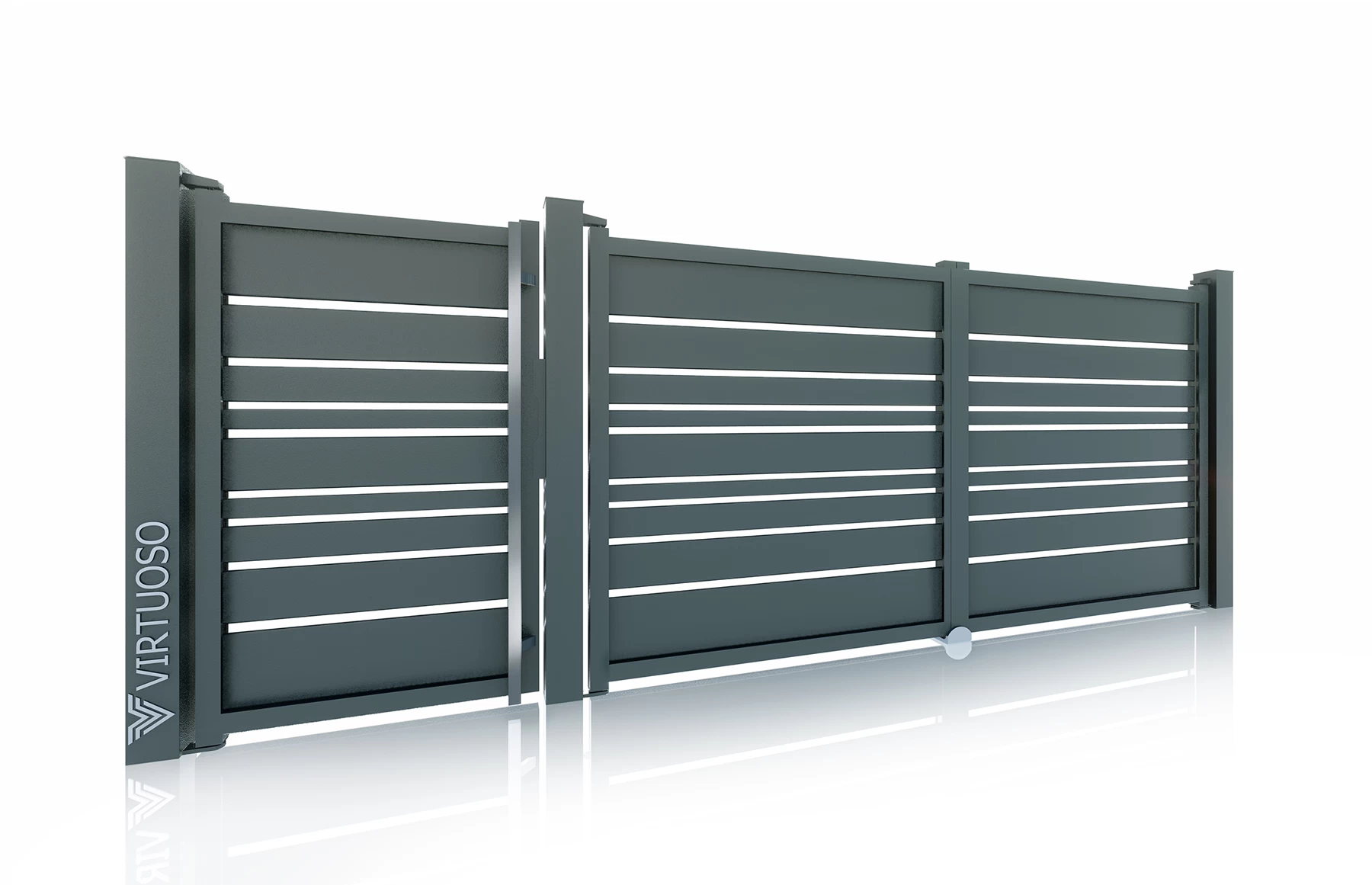 Set porti metalice din aluminiu, model Pegasus
