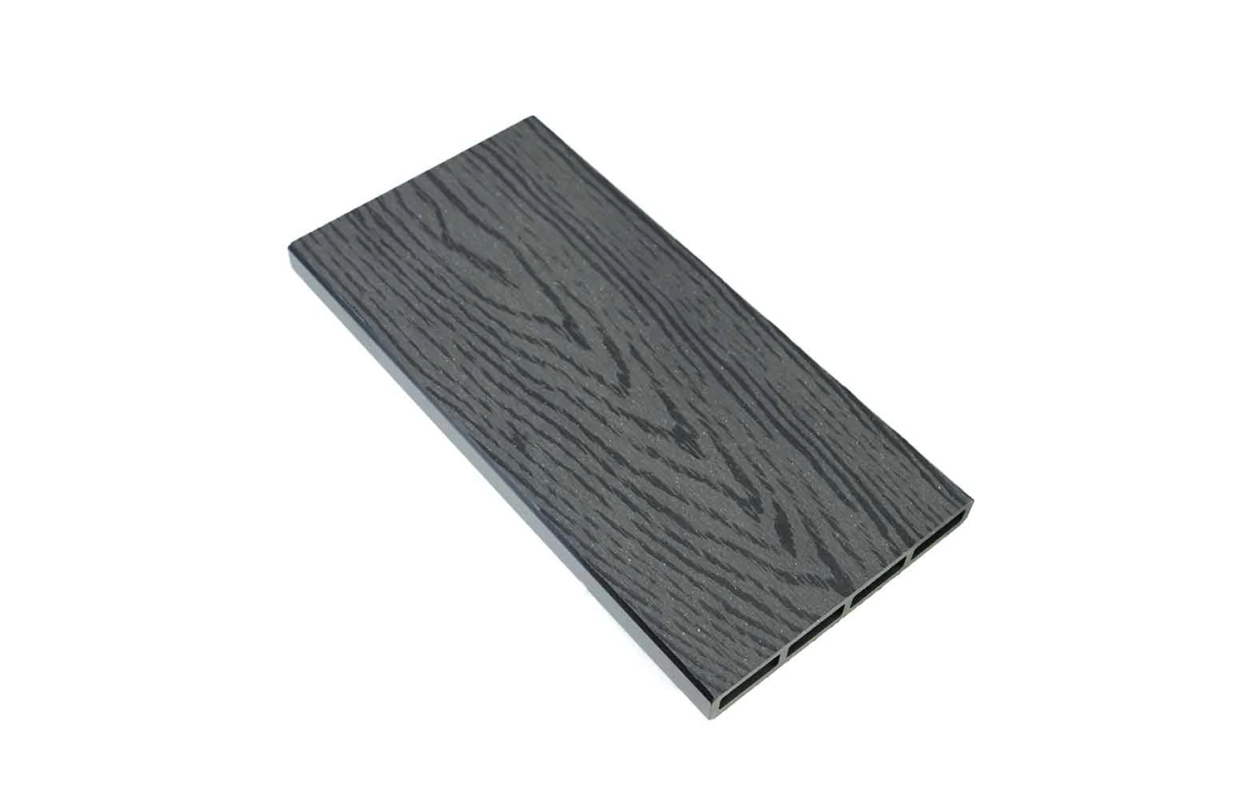 Placa gard tip scandura din WPC lemn compozit, 150x20.6mm, textura lemn gri
