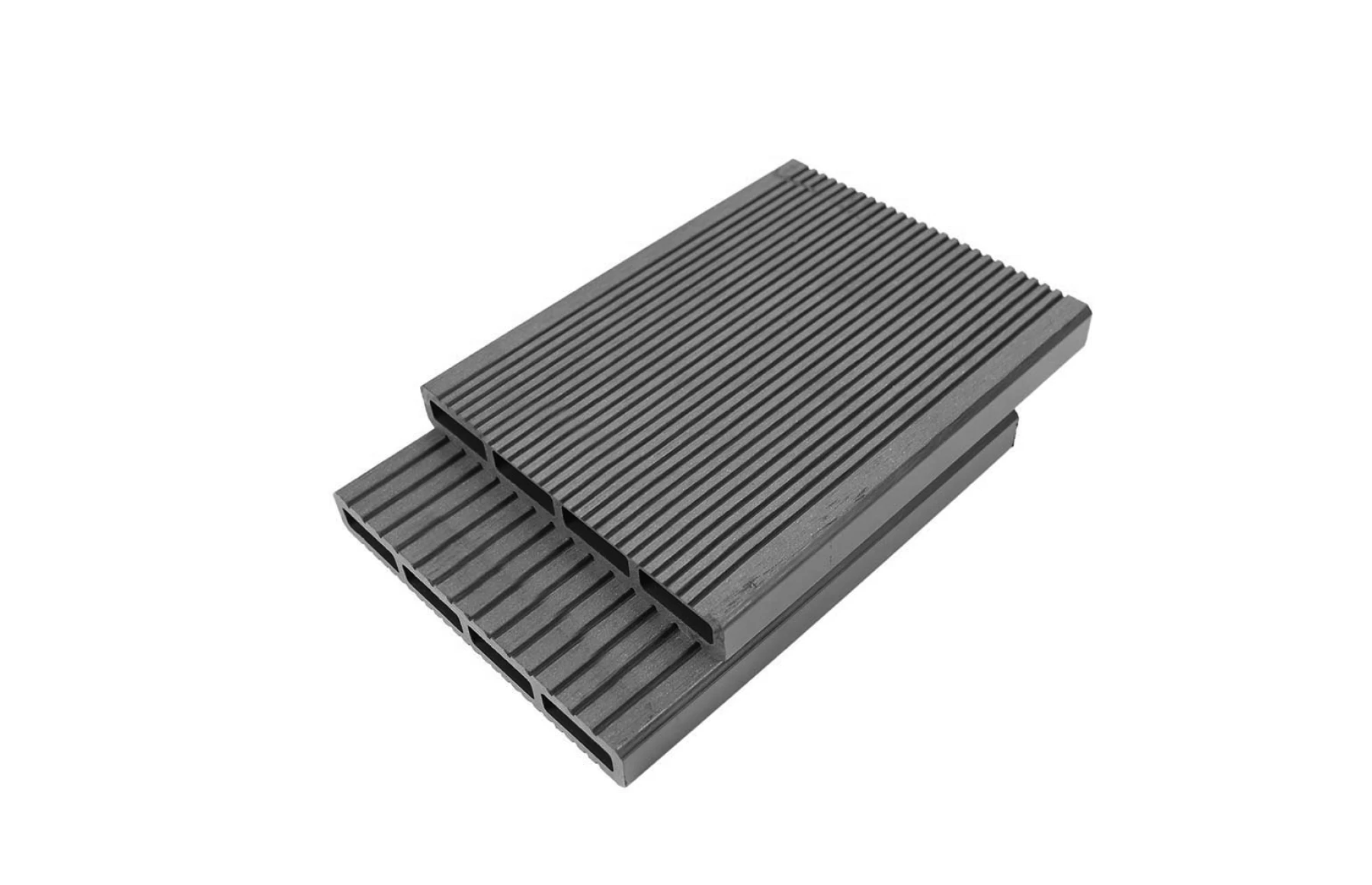 Gard WPC Cu Placaj Ares Aluminiu, Soft Strips