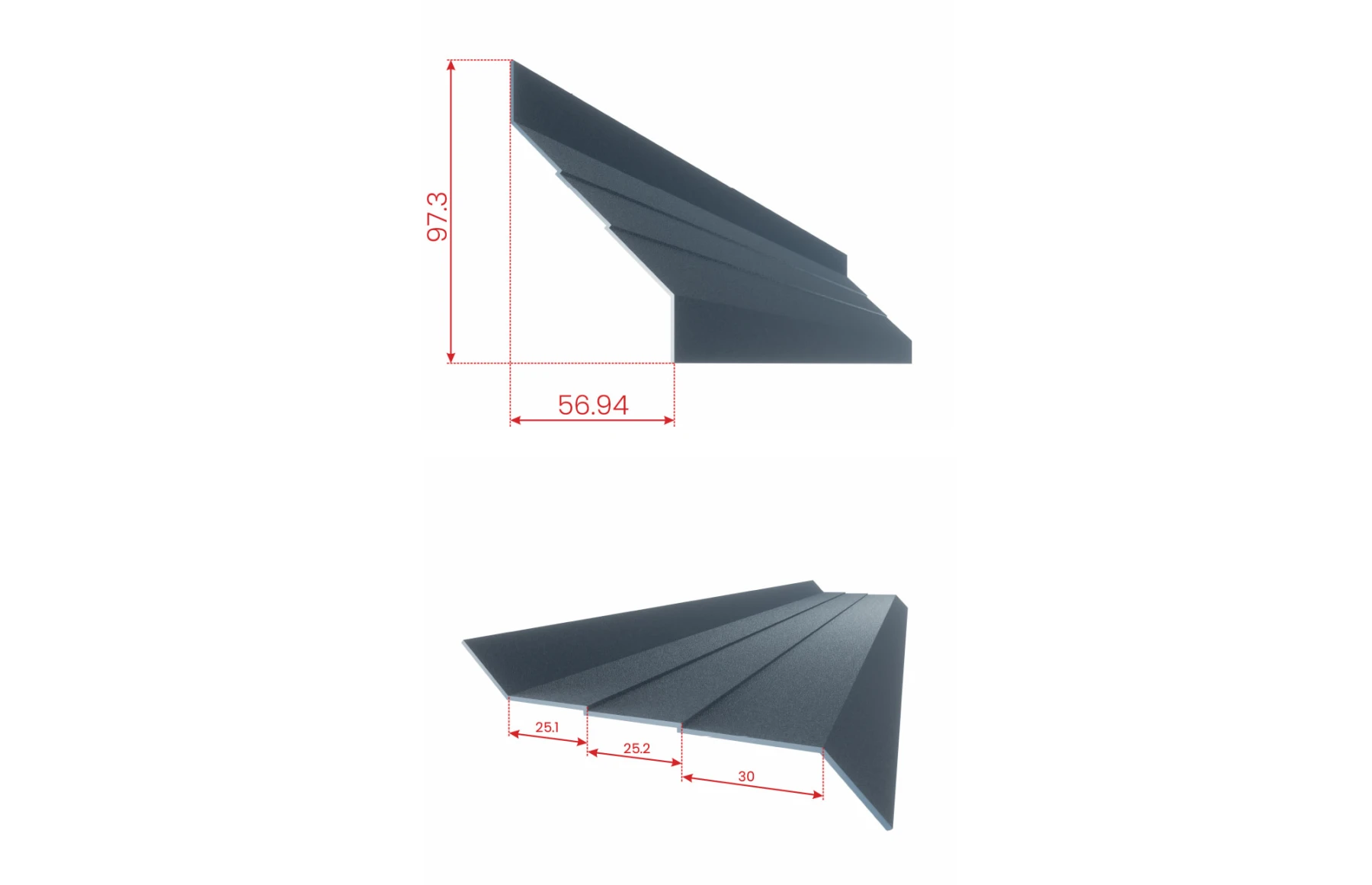 Balustrada jaluzea Aluminiu