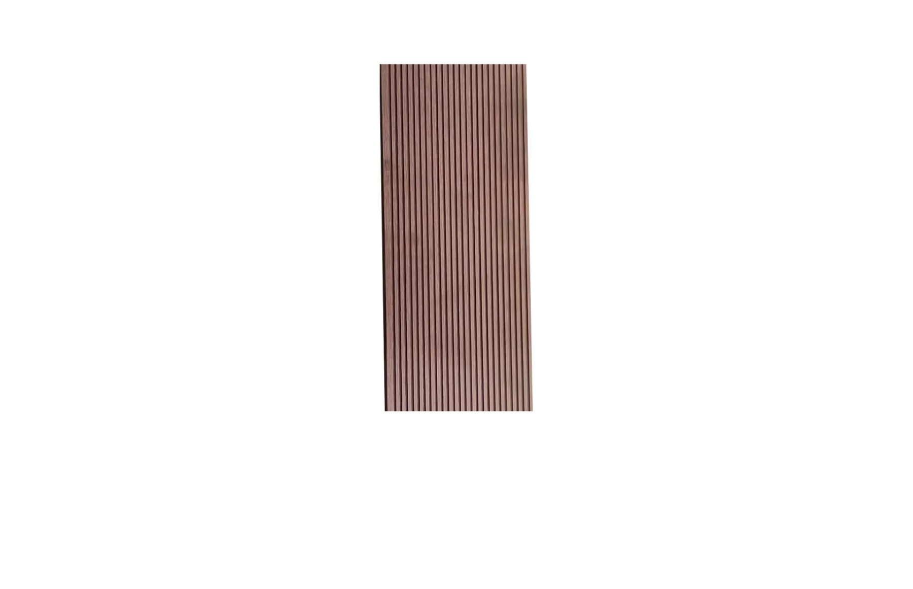 Placă Deck 3D Maro din WPC 148x23mm, L 3800mm, Structura cu Gol Rotund pentru Rezistenta Sporita.