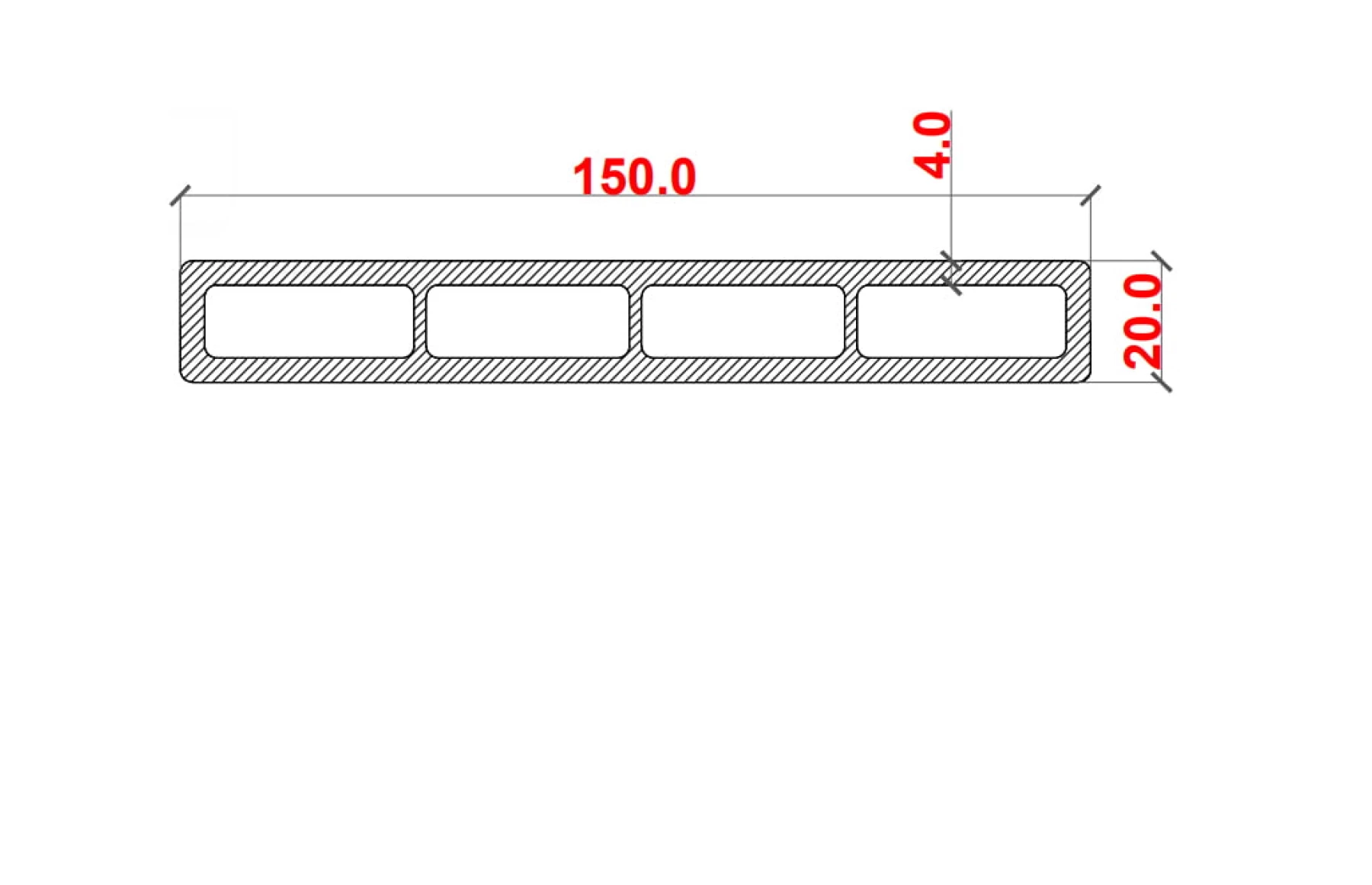 Placă de gard 3D, din compozit de lemn și plastic WPC, culoare maro, 150 x 20 mm, lungime 2m sau 4 m