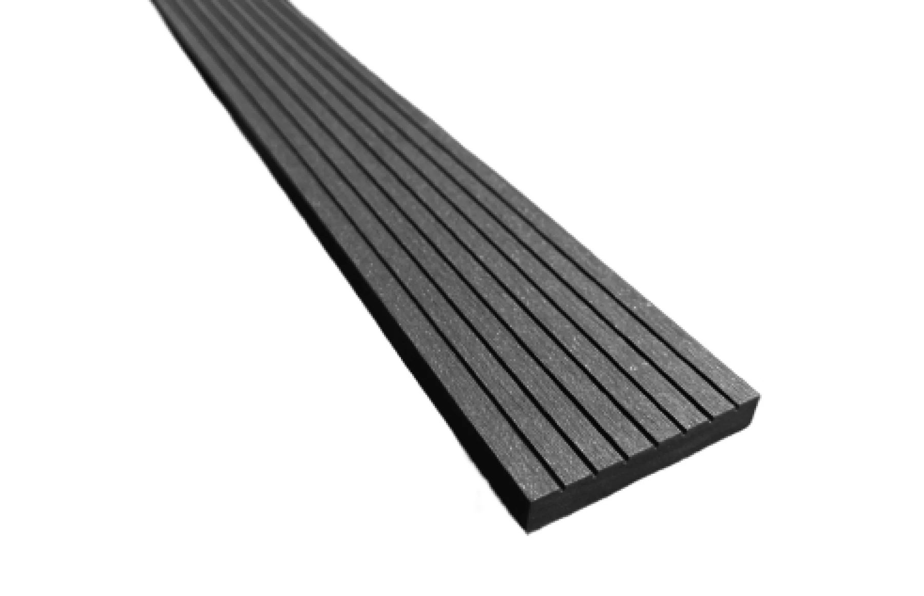 Fasie 3D, terminatie, 150  x 10mm X 4000 mm, gri antracit